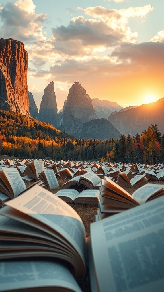 Majestic Tales: A Tiny Cat's Adventure on the Giant Book