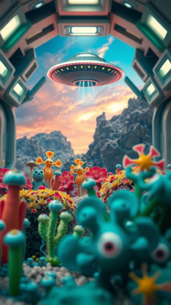 Galactic Banter: A Comedic Encounter with the Predator