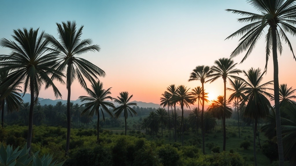 موسم حصاد التمر: بين الأرض والإنسان