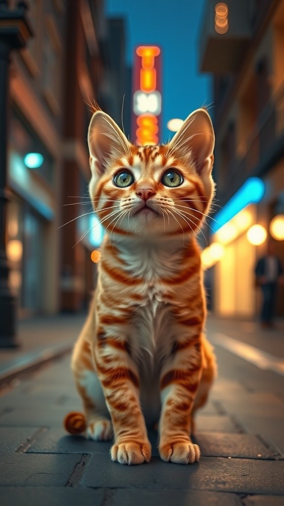 The Cat's Journey: From Begging to Business