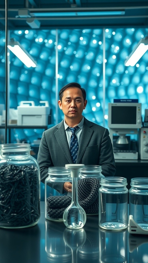 Animasi Struktur Terdalam Serat Karbon