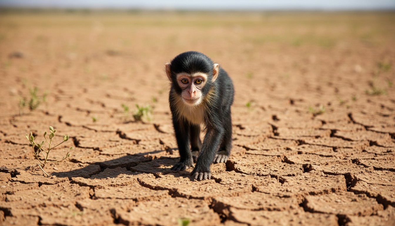 From Dust to Dreams: A Monkey's Journey of Hope