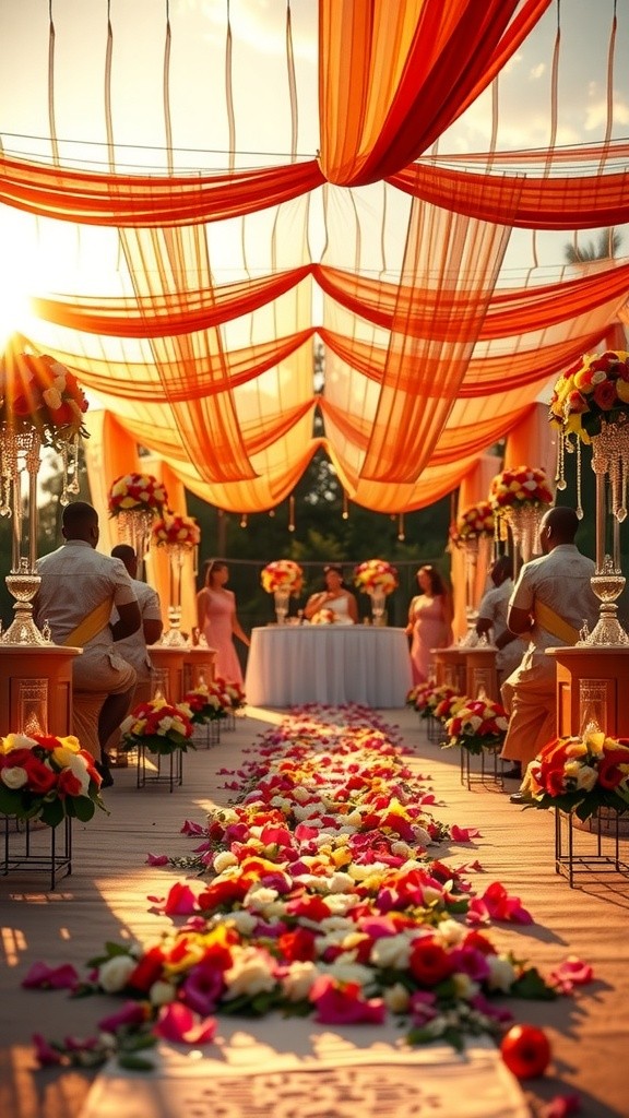 Eternal Love: A Magical Nigerian Wedding at Golden Hour