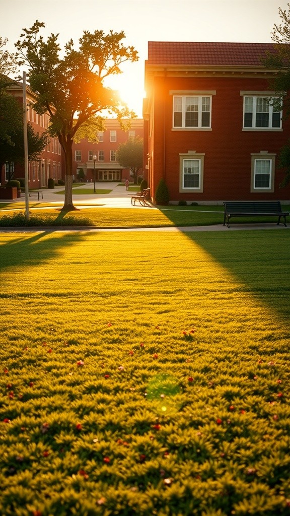 Golden Hour Joy: A Day in the Green Campus