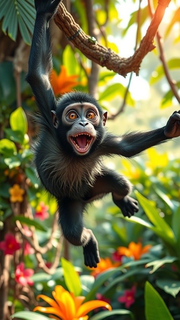 Monkey's Wild Whimsy: A Hasty Jungle Adventure!