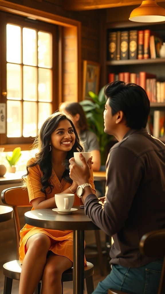 Momos and Mayhem: A Coffee Shop Connection