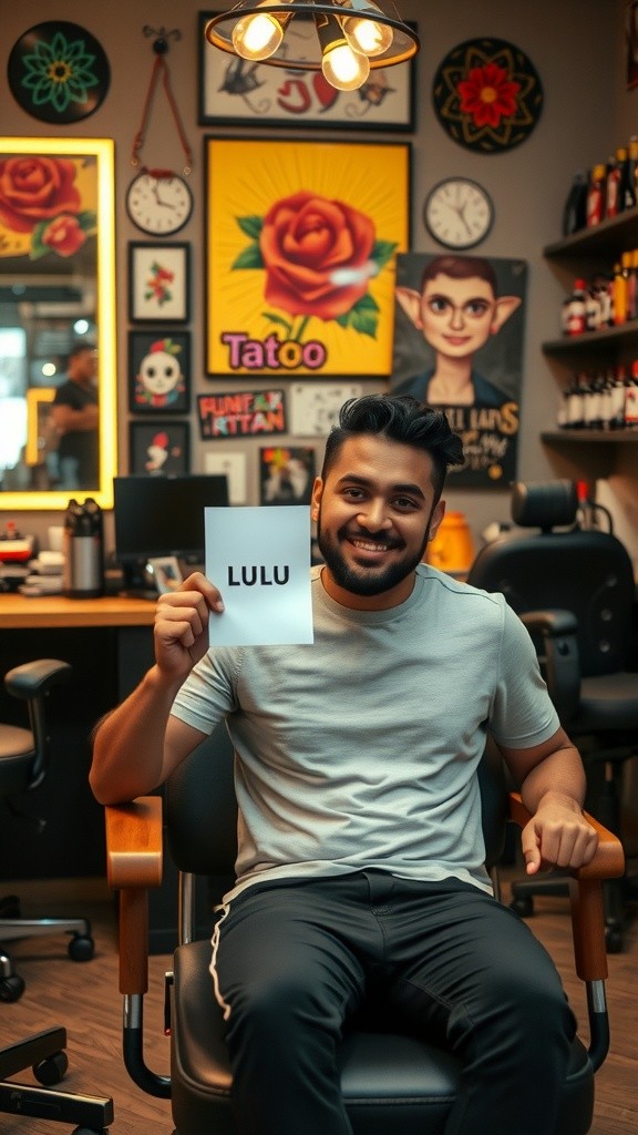 टैटू छिपाने की हास्य कहानी