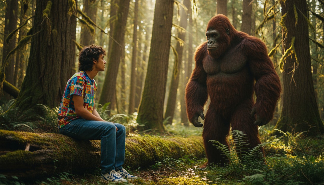 Bigfoot Selfie: Be a Good Boy for Daddy, Joshua!