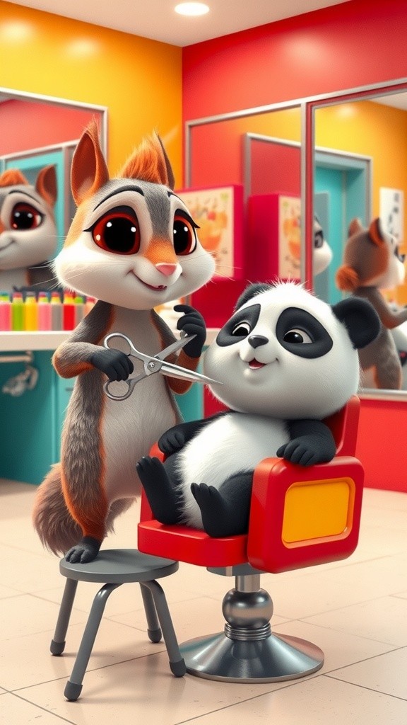 Gorilla's Haircut for the Lion