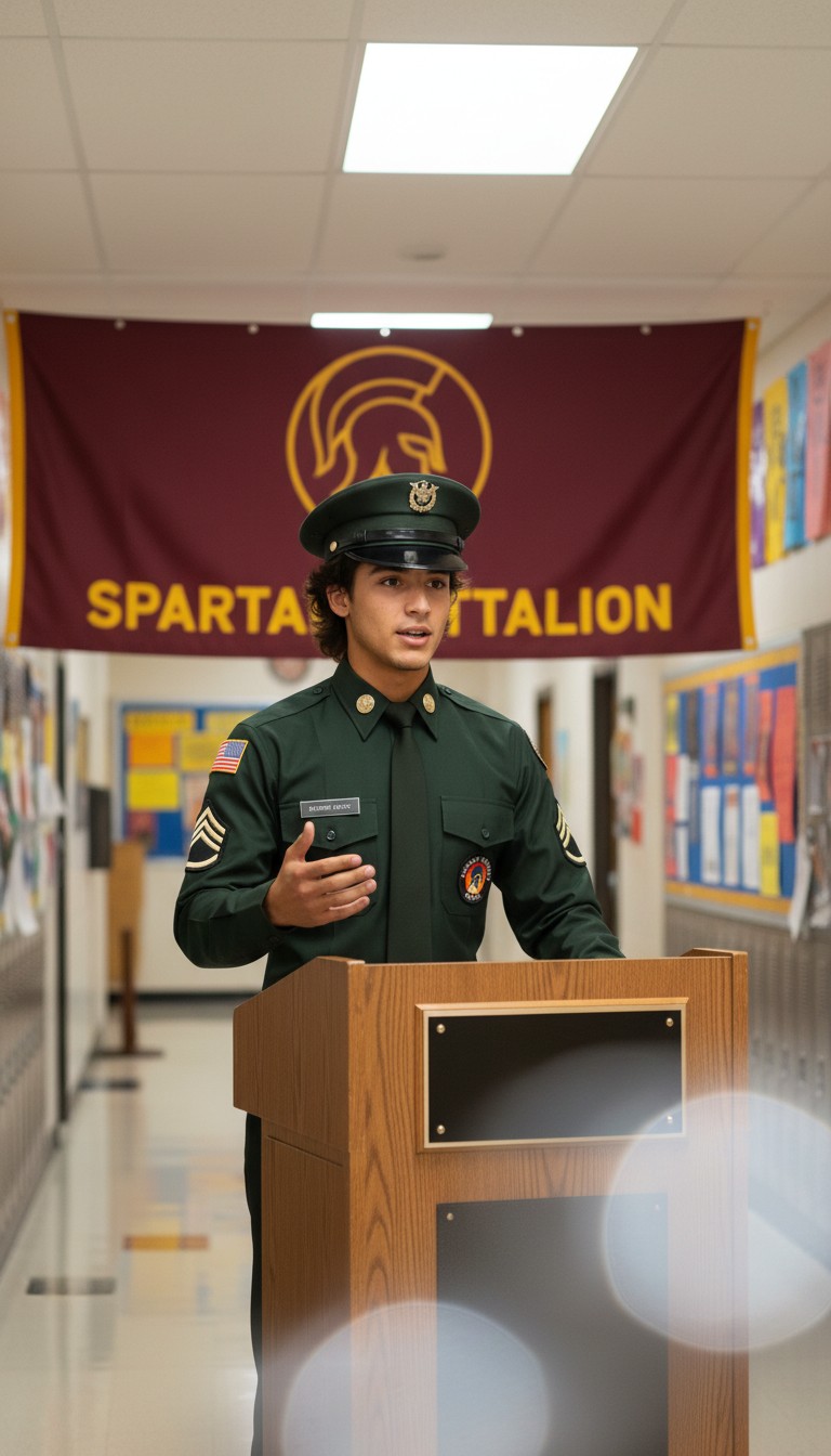 JROTC SPARTAN BATTALION: SEATBELT SAFETY MESSAGE