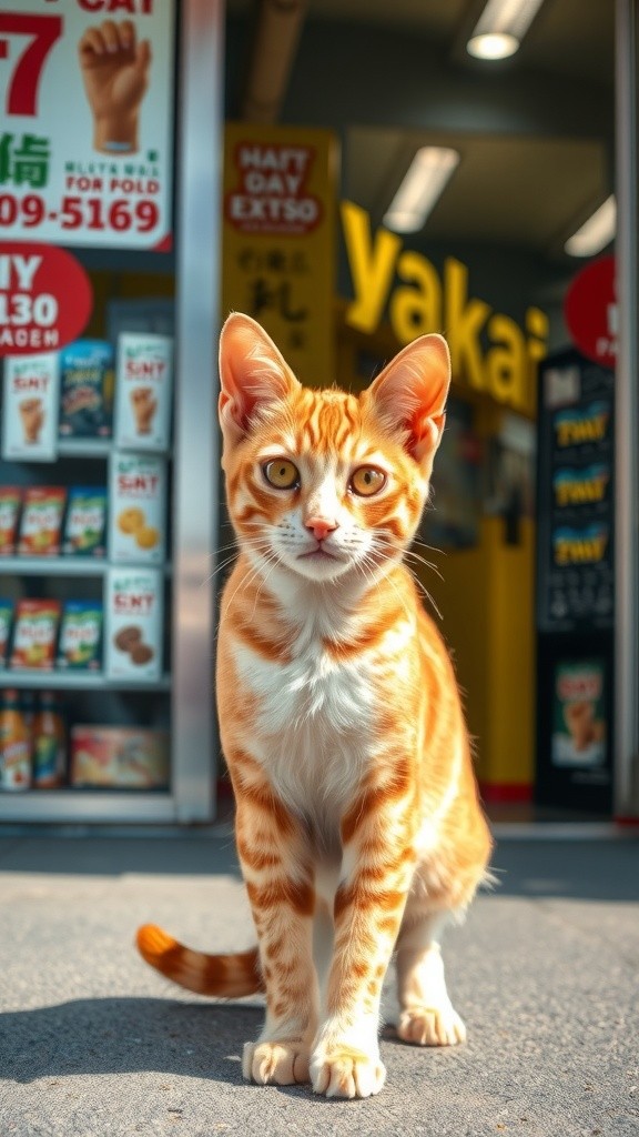 Kucing Satpam: Penjaga Minimarket yang Kocak!