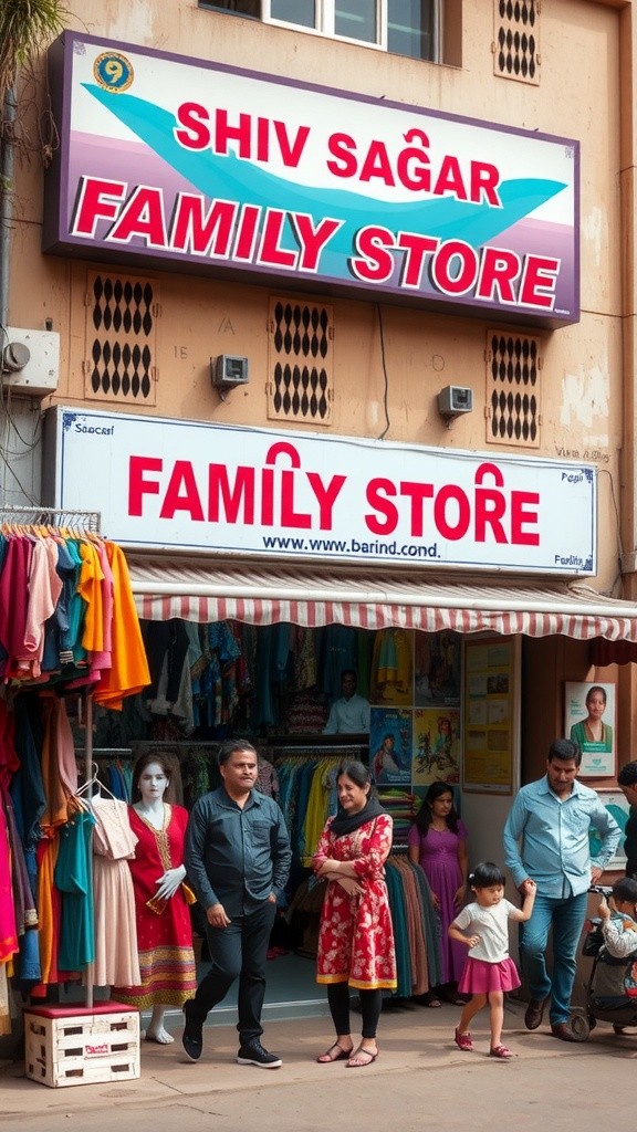Shiv Sagar Family Store: Professional Shoot