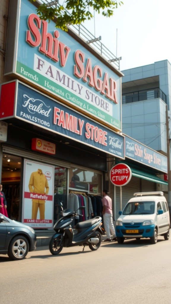 शिव सागर फैमिली स्टोर: कपड़ों के शोकेस का प्रोफेशनल शूट