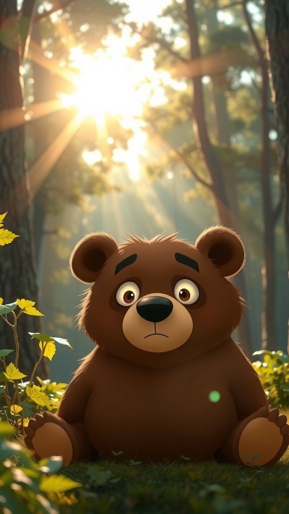 The Bear Stuck in a Tree