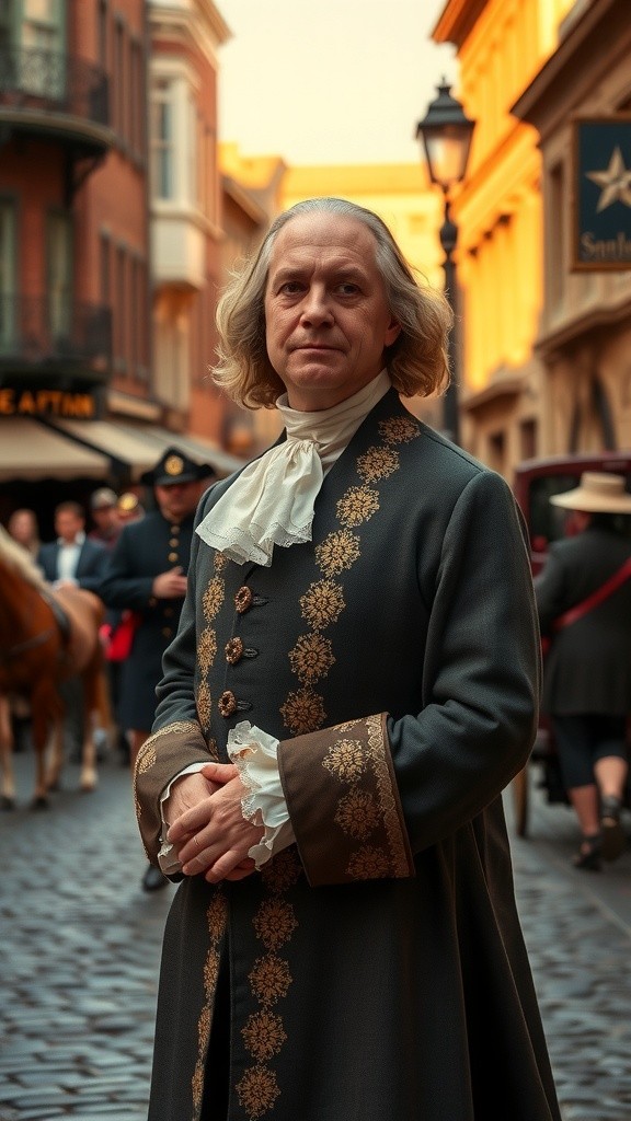 Franklin's Awestruck Encounter with the 21st Century!