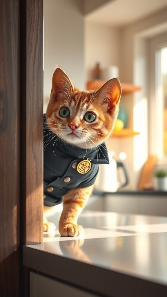 The Snack Heist: A Cat's Secret Agent Antics!