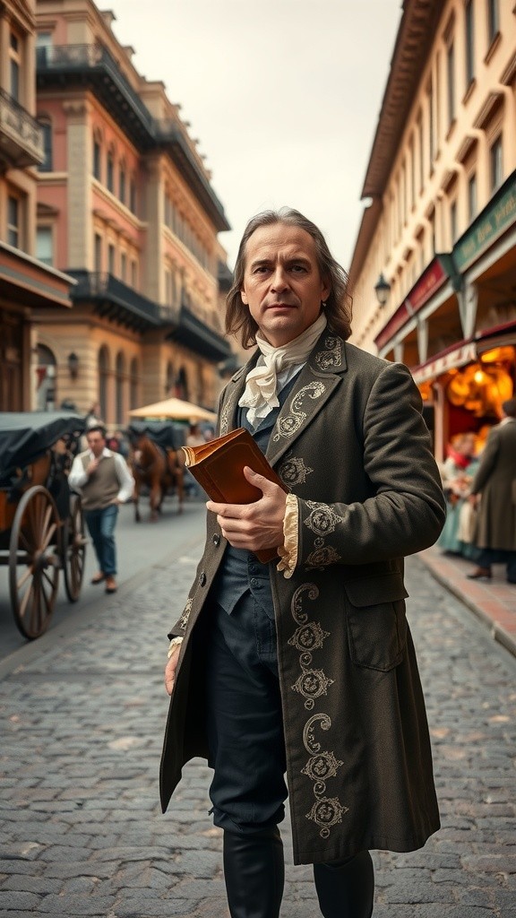 Benjamin Franklin: A Time-Traveling Encounter with the Future's Wonders!