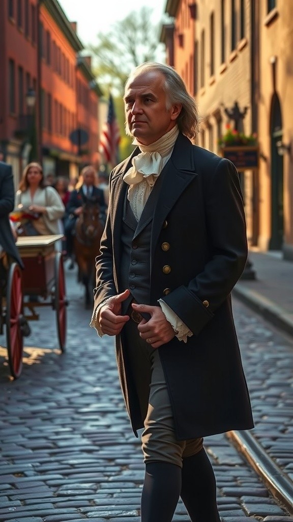 Franklin's Time Travel: A Journey to Modern Philadelphia