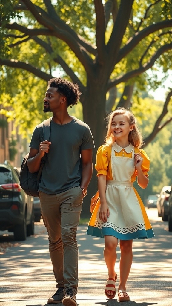 Helping an Injured Bird: Kamau and Njeri's Kindness