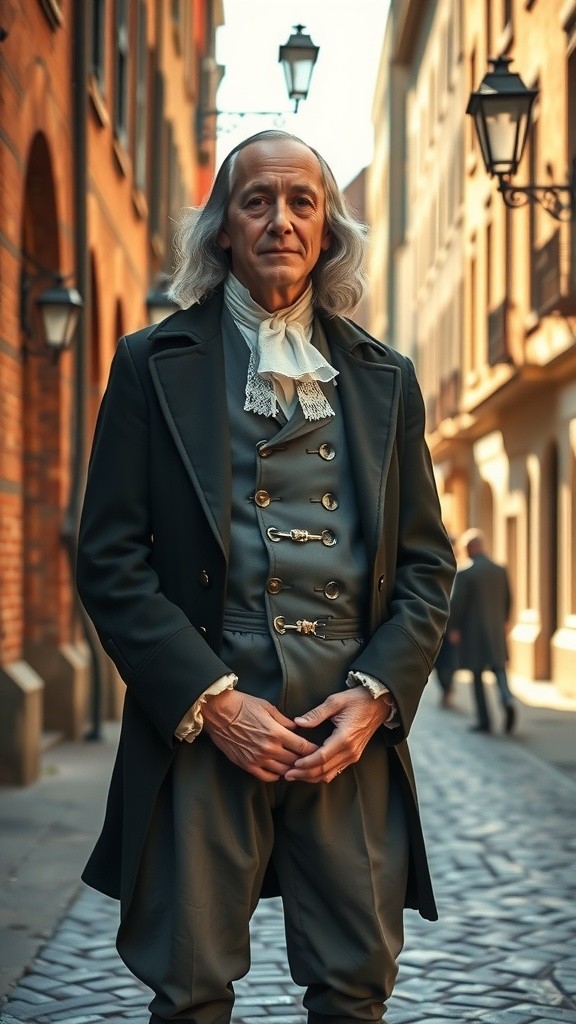 A Journey Through Time: Benjamin Franklin Meets the Modern World