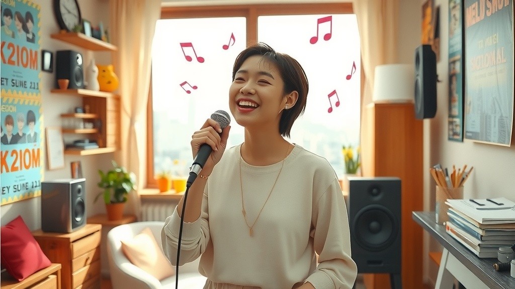 Perkenalan Alfina di Korea