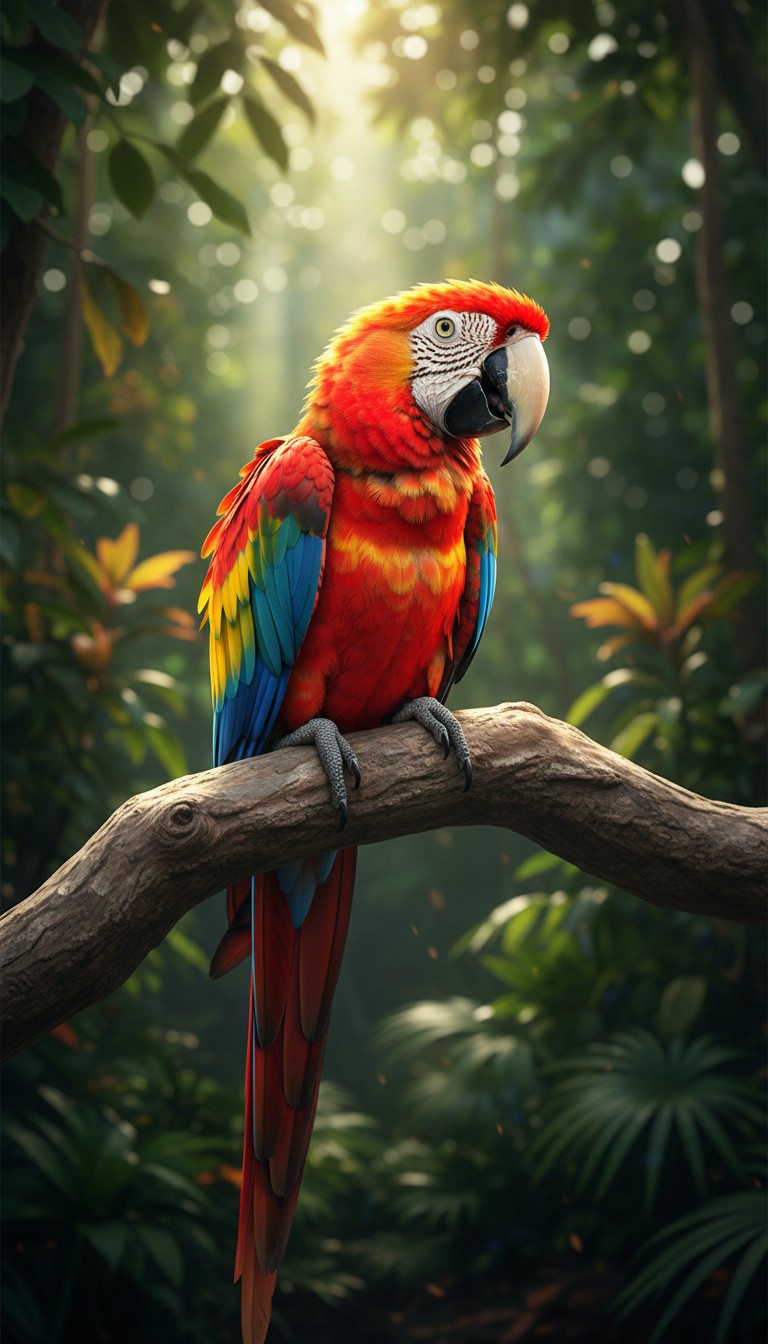 The Colorful Adventures of Polly the Parrot