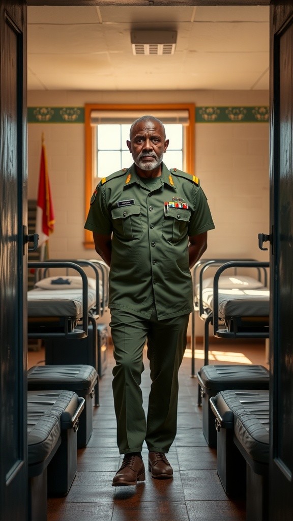 Military Laughs in Uniform