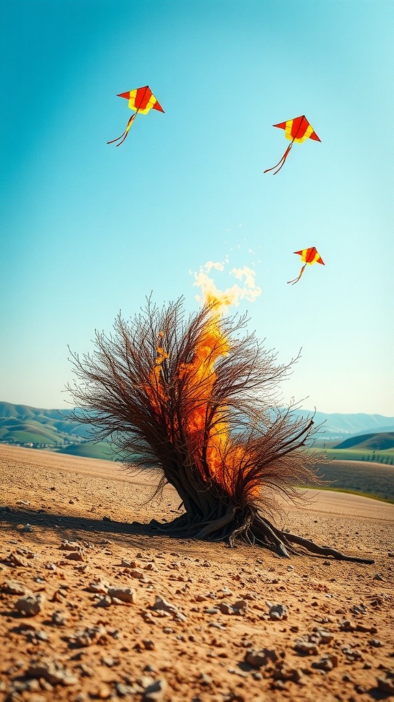 Why Kites Fly Around Burning Bushes