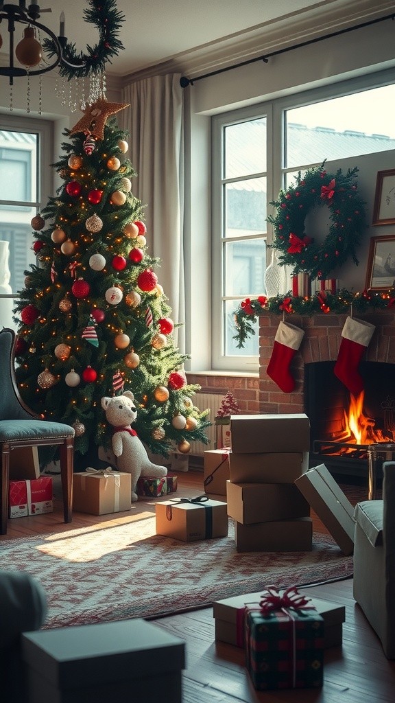 Holiday Spirit with Family Decorations!