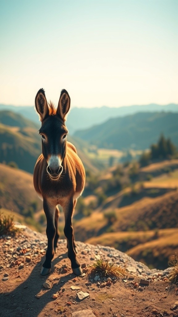 The Brave Donkey: A Hero's Kick