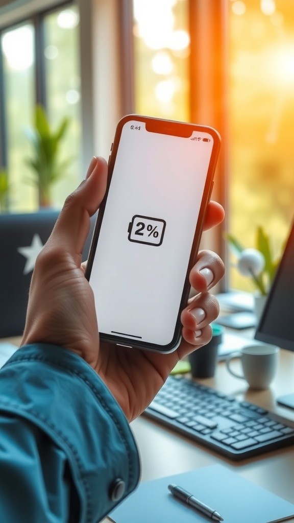 2% Battery Par Tez Kaam Karne Ki Karan!