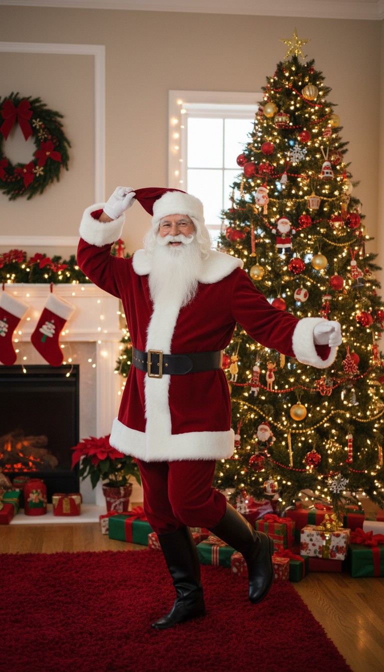 Santa's Heartfelt Reminder: Save Lyric!