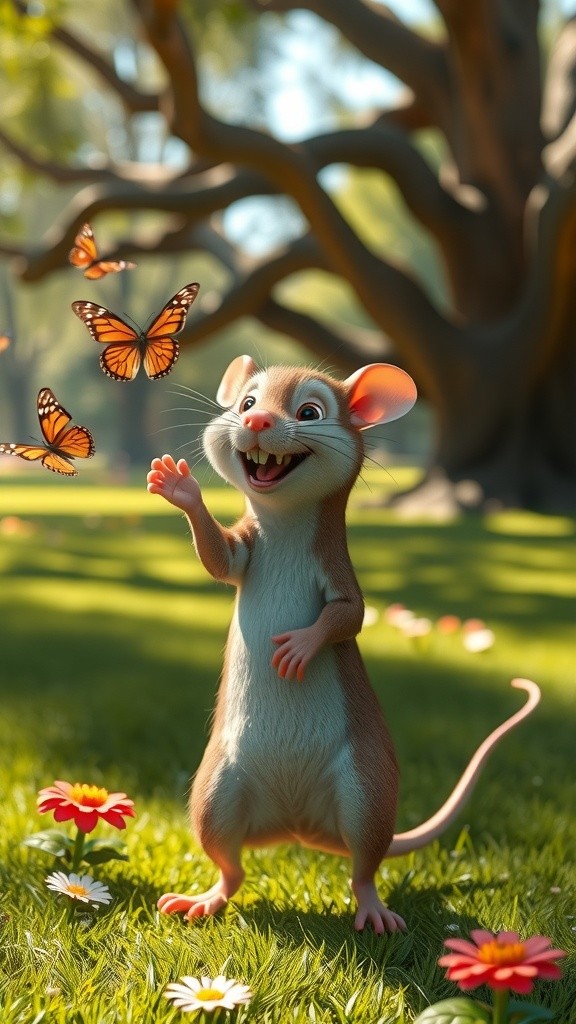 Mouse on the Run: A Park Adventure!