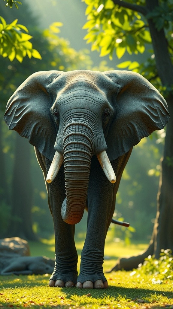 छोटे हाथी की हिम्मत