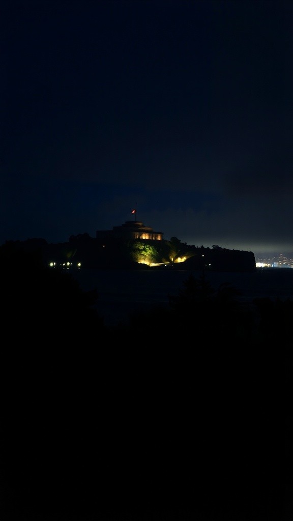Alcatraz Island at Night