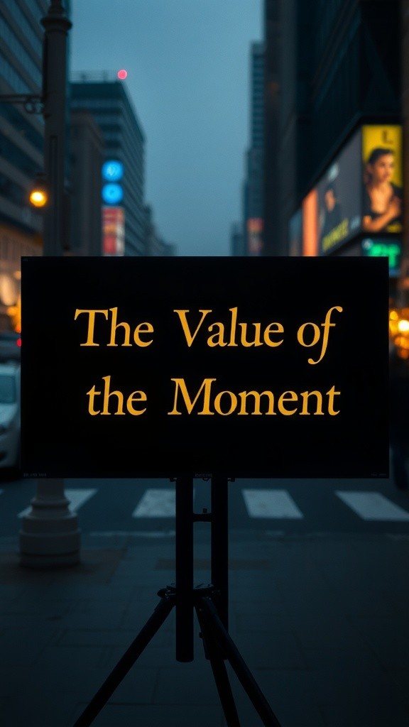 The Value of a Moment