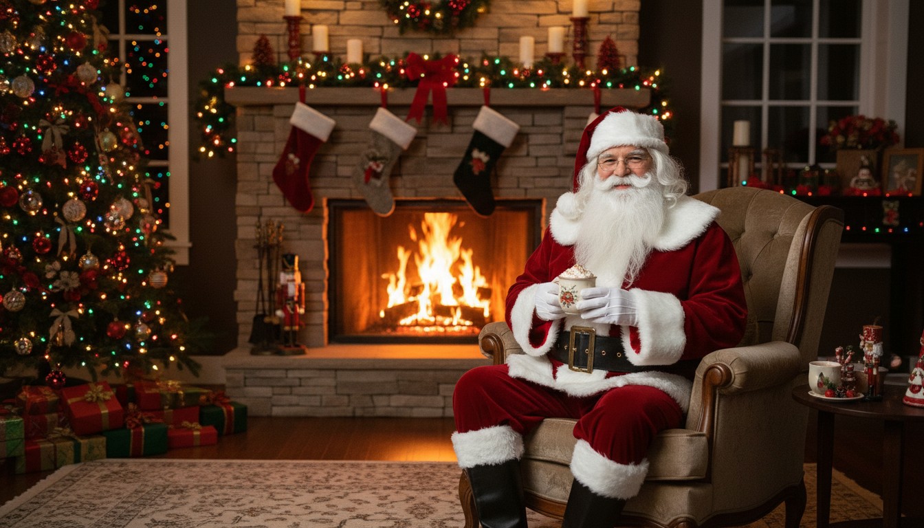 Merry Christmas from Santa Claus to the Borges Family!