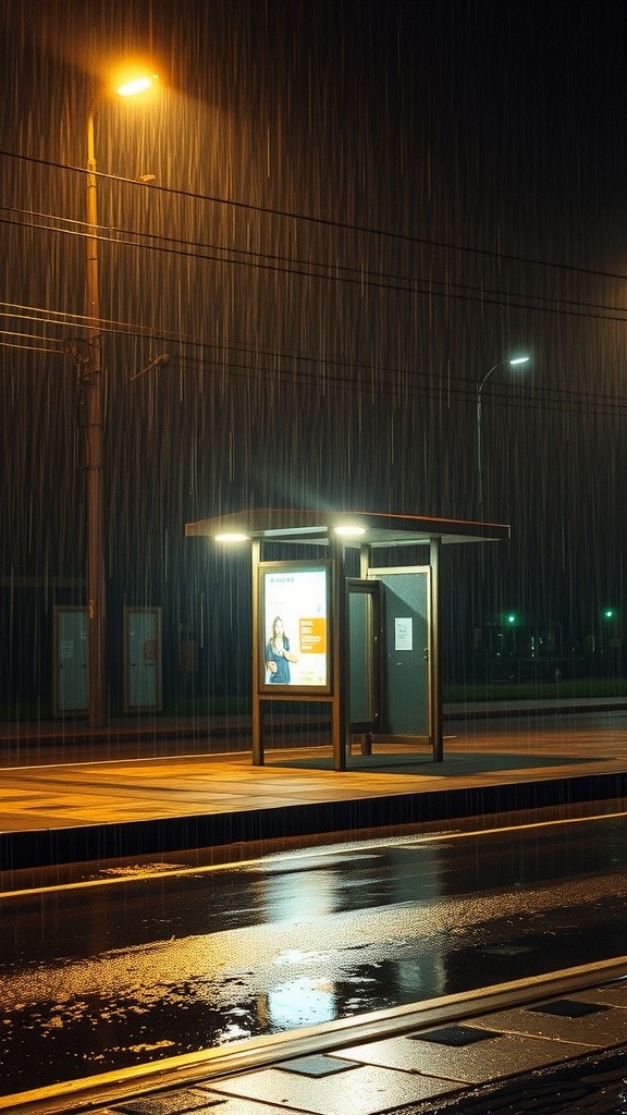 Hujan Terakhir di Halte Lama