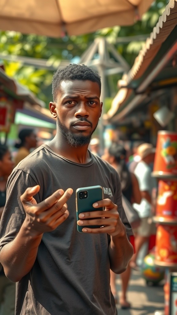 David's Journey to Find an Affordable Smartphone at Frank Empire Variety Store
