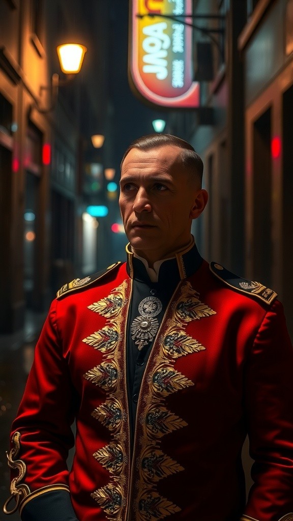 Neon Shadows: A Futuristic Warrior's Race