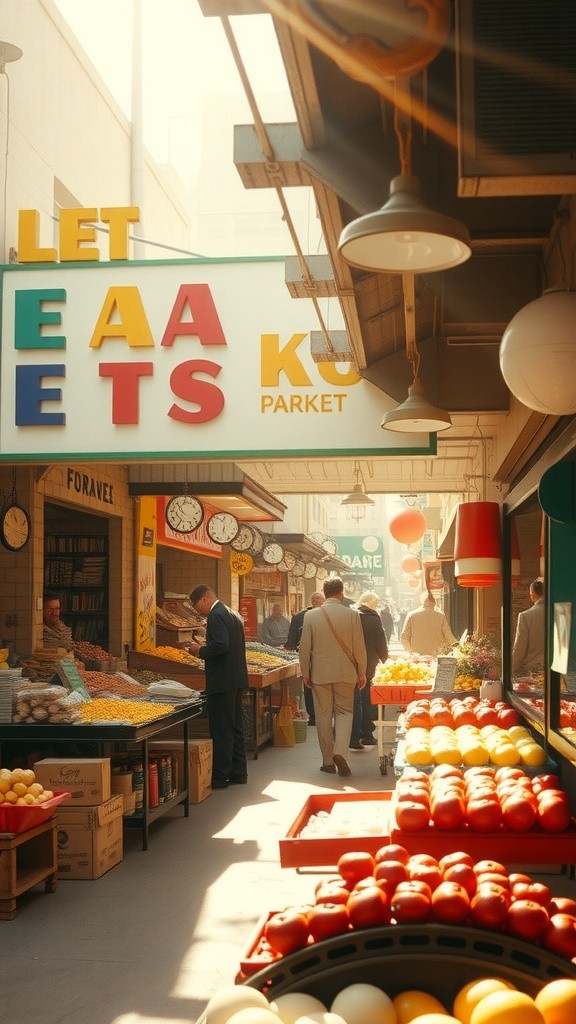 A Charming Encounter at the Market