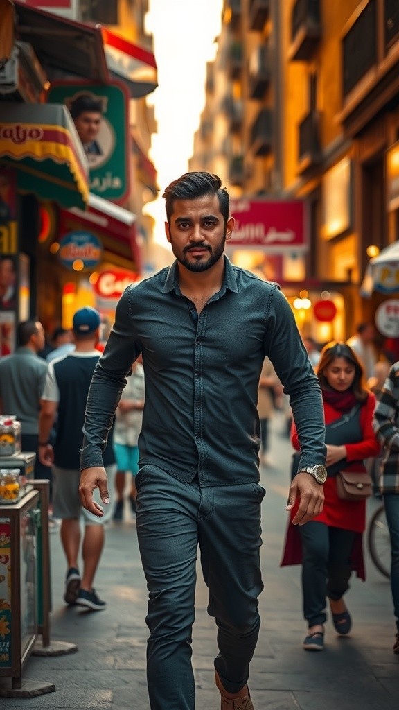 رجل حاذق يتحدى العقبات