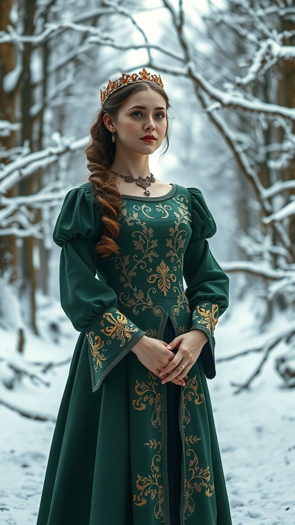 Guinevere Dancing in the Snow