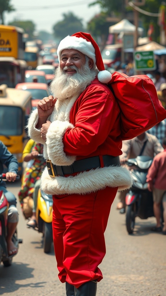 Santa Spreads Joy in Onitsha Market!
