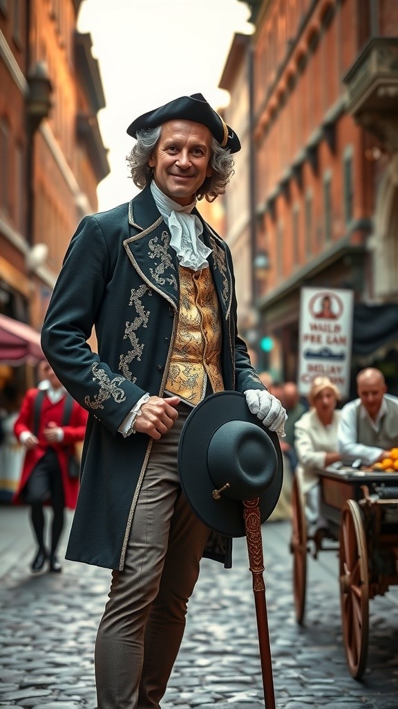 Franklin's Time-Traveling Encounter with Modern Technology