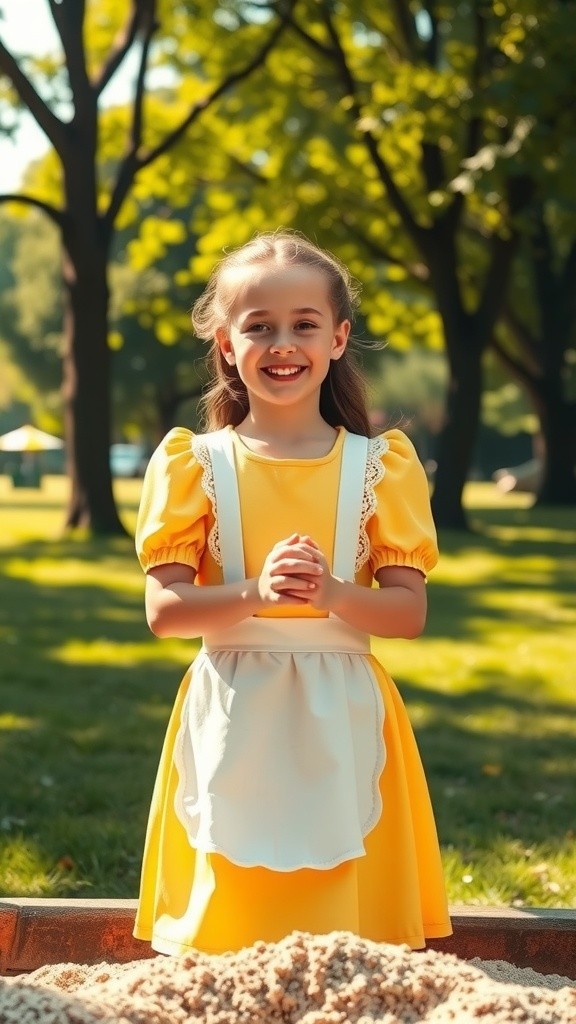 Five-Year-Old Girl Plays Football