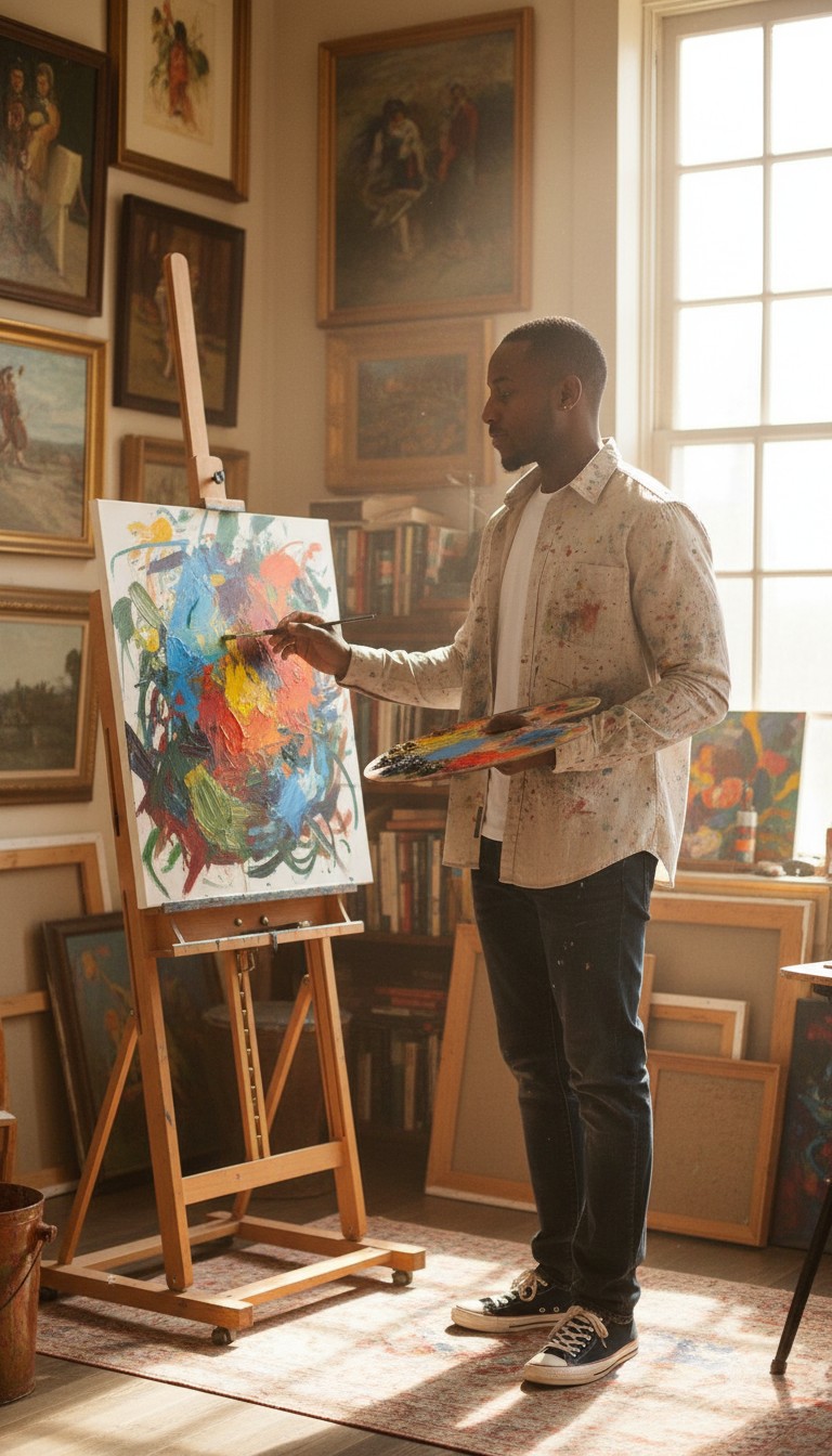 Elioba's Artistic Growth: A Journey of Self-Discovery and Support