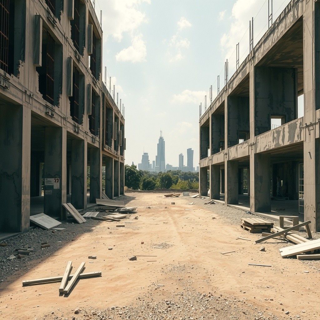 The Orphan's Journey: Surviving in an Unfinished Building in Ghana