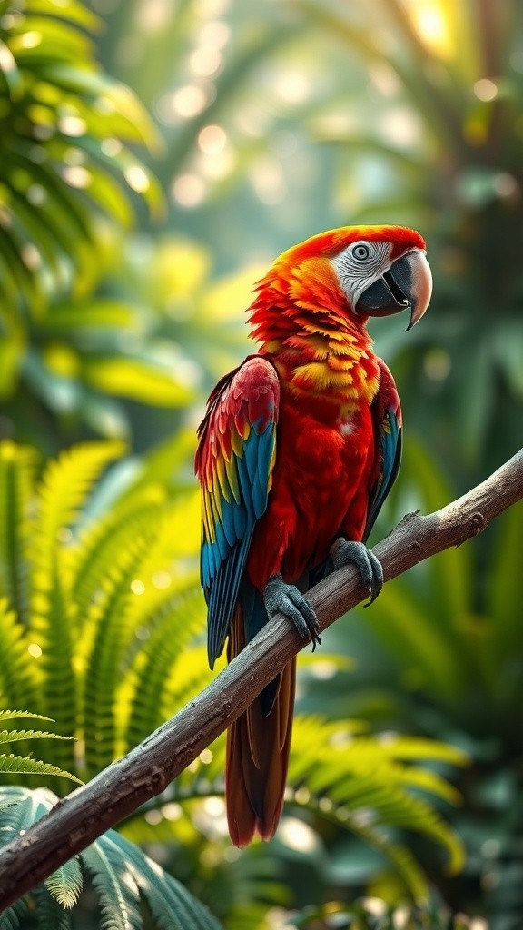 The Colorful Tale of Polly the Parrot