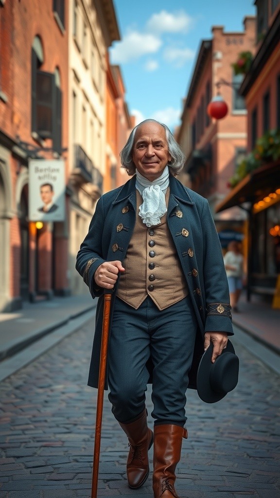 Benjamin Franklin's Time Warp Adventure: From 1787 to 2024